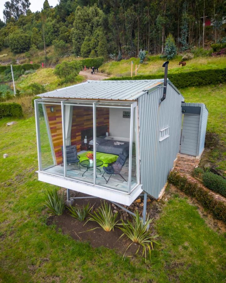 Cabana Sobre El Lago De Tota Villa Aquitania Esterno foto